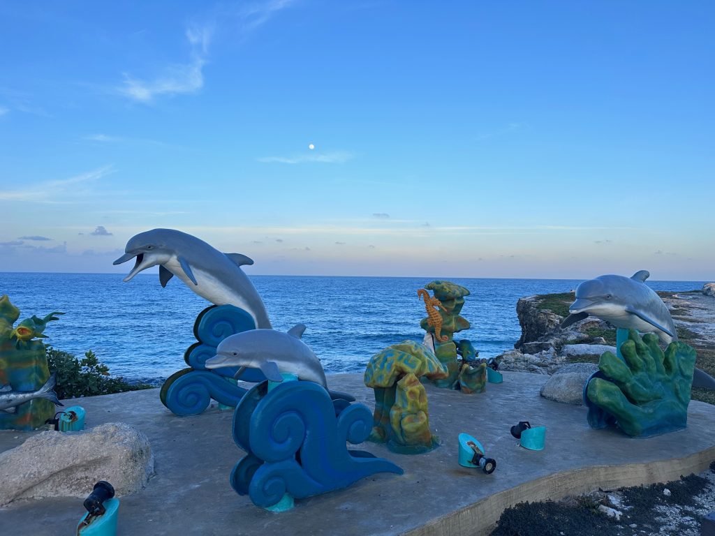 Dolphin Statues Isla Mujeres